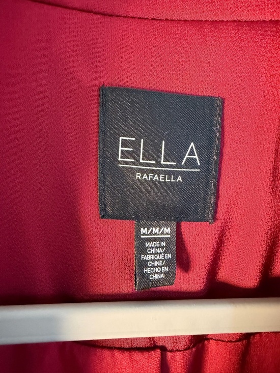 Rafaella Red Satin Blazer - Picture 2 of 4